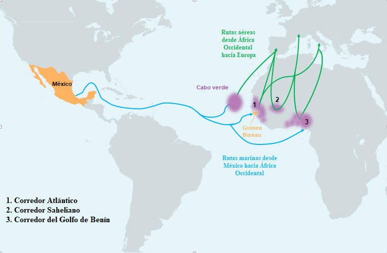 Rutas del narcotráfico mexicano en África, por Carlos Luján Aldana