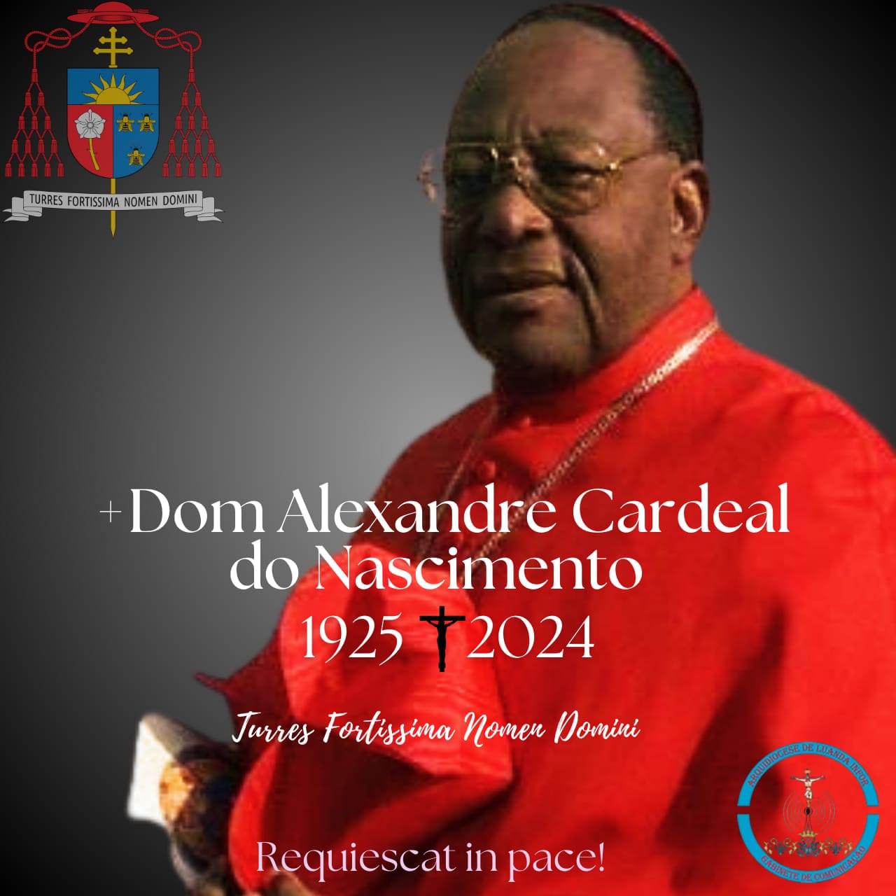 Fallece Alexandre do Nascimento, primer cardenal de Angola